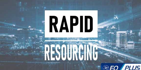 Embracing the need to rapidly resource